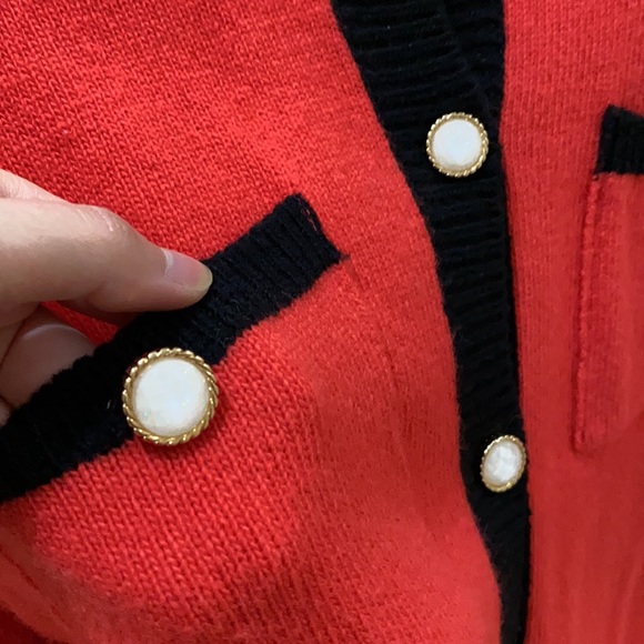 Red Cardigan - Picture 3 of 3
